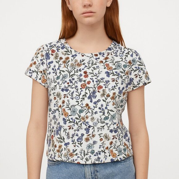 3/$20 H&M Floral Short Sleeve Tee - Multicolor - Picture 1 of 10
